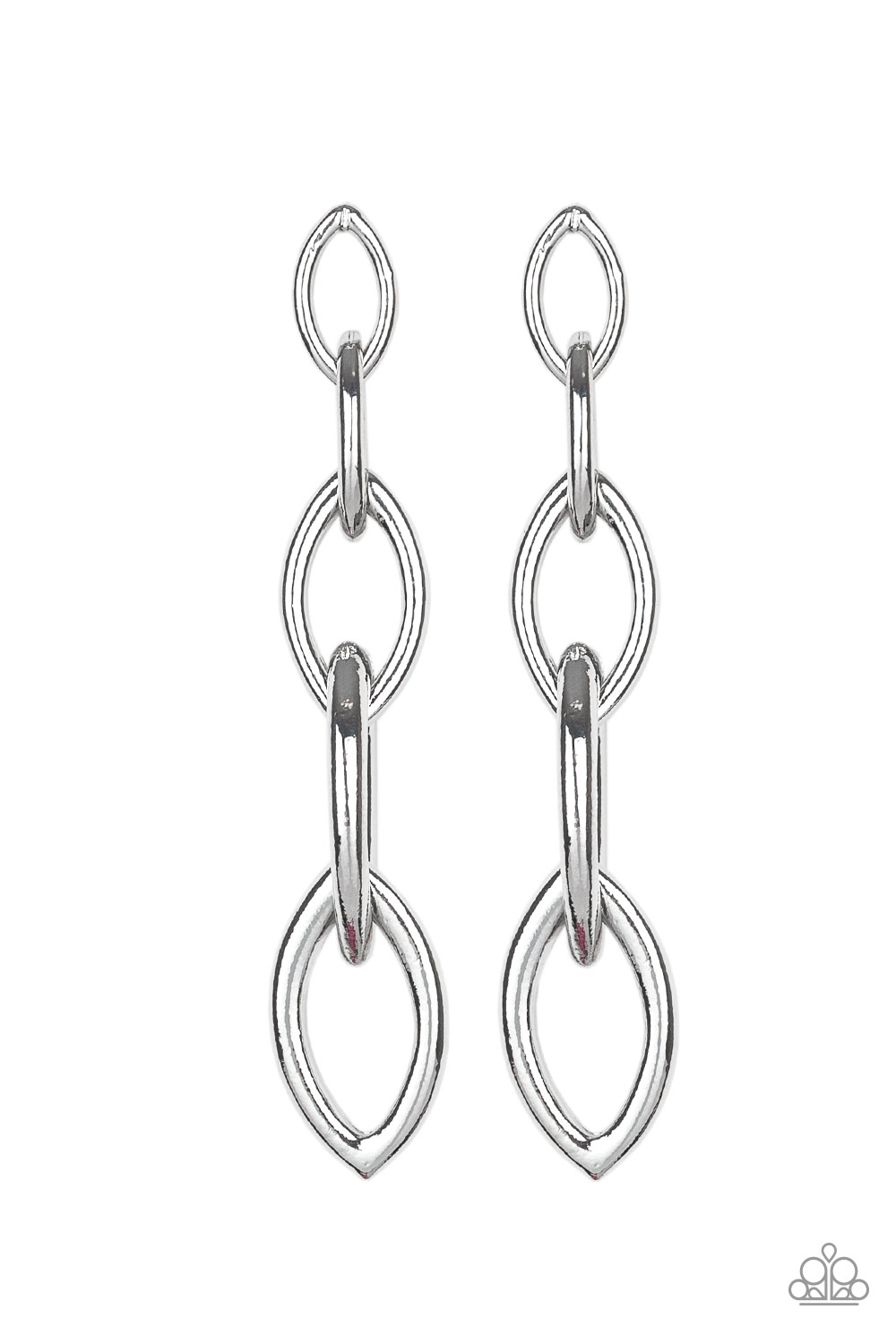 Paparazzi - Street Spunk - Silver Earrings