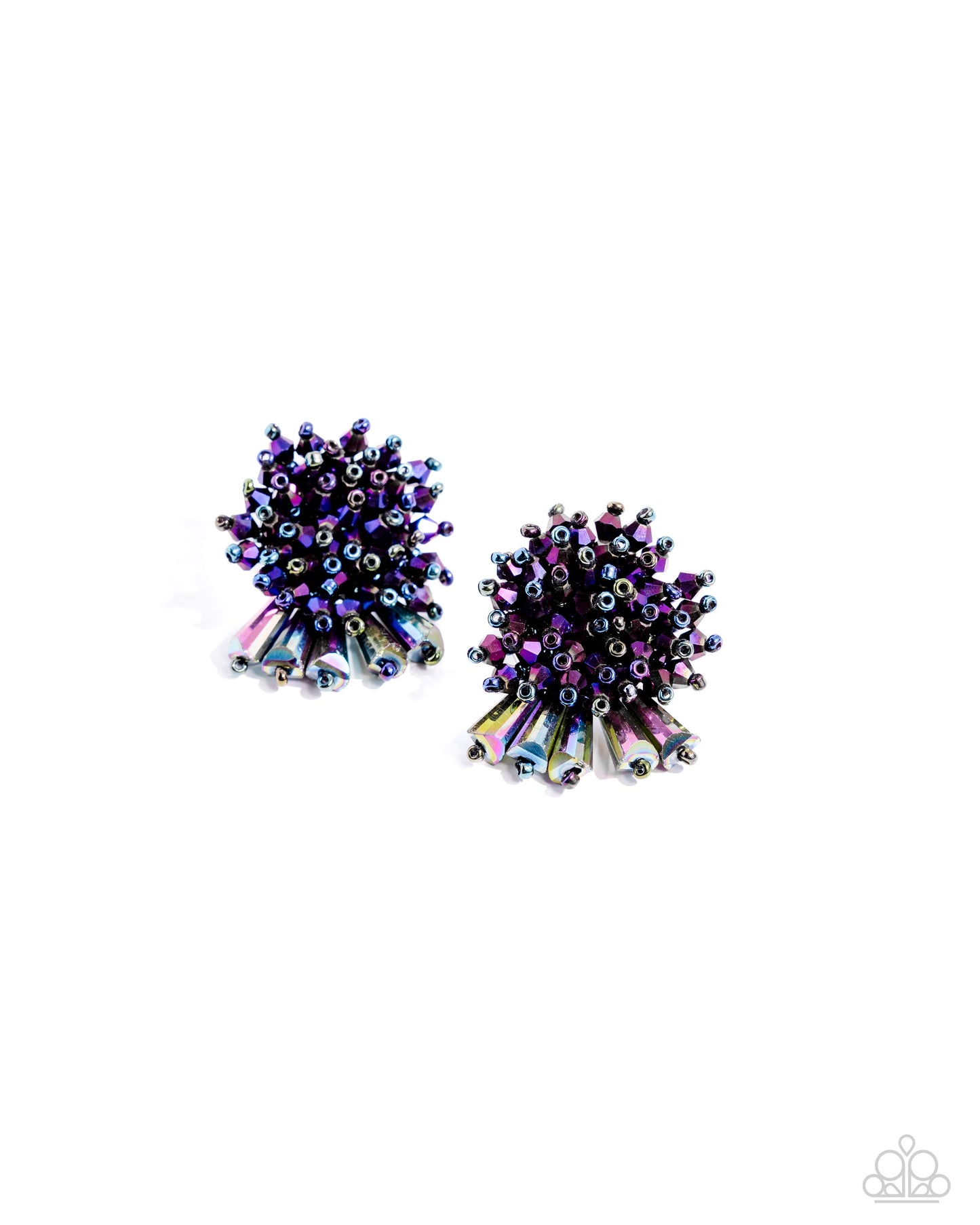 Paparazzi - Streamlined Sass - Purple Post Earrings