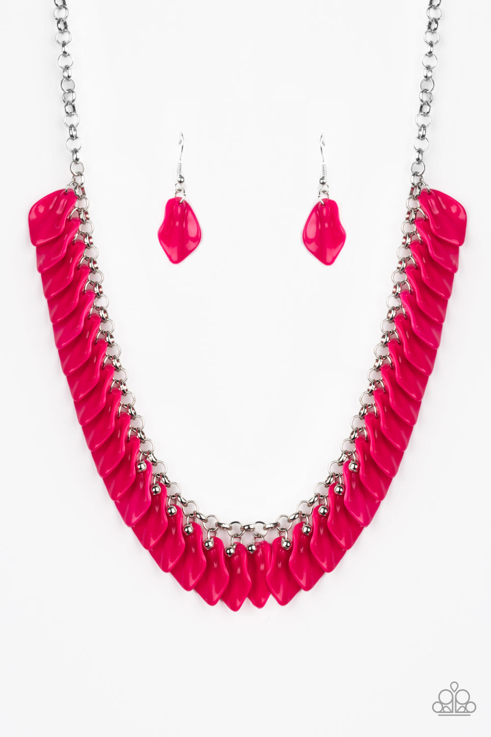 Paparazzi - Super Bloom - Pink Necklace