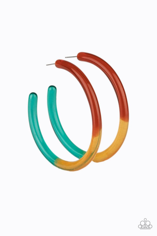 Paparazzi - Awesome Aura Multi Hoop Earrings