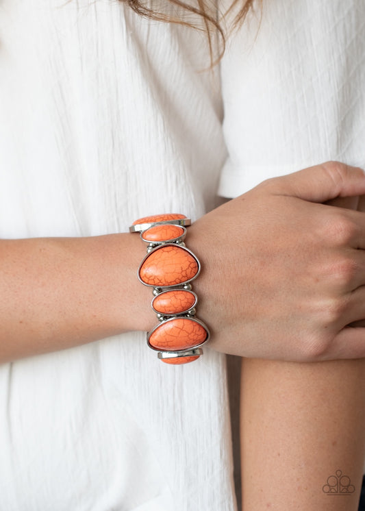 Paparazzi - Feel At HOMESTEAD - Orange Bracelets