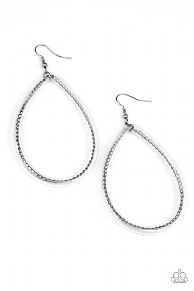 Paparazzi - Just ENCASE You Missed It Silver Earrings