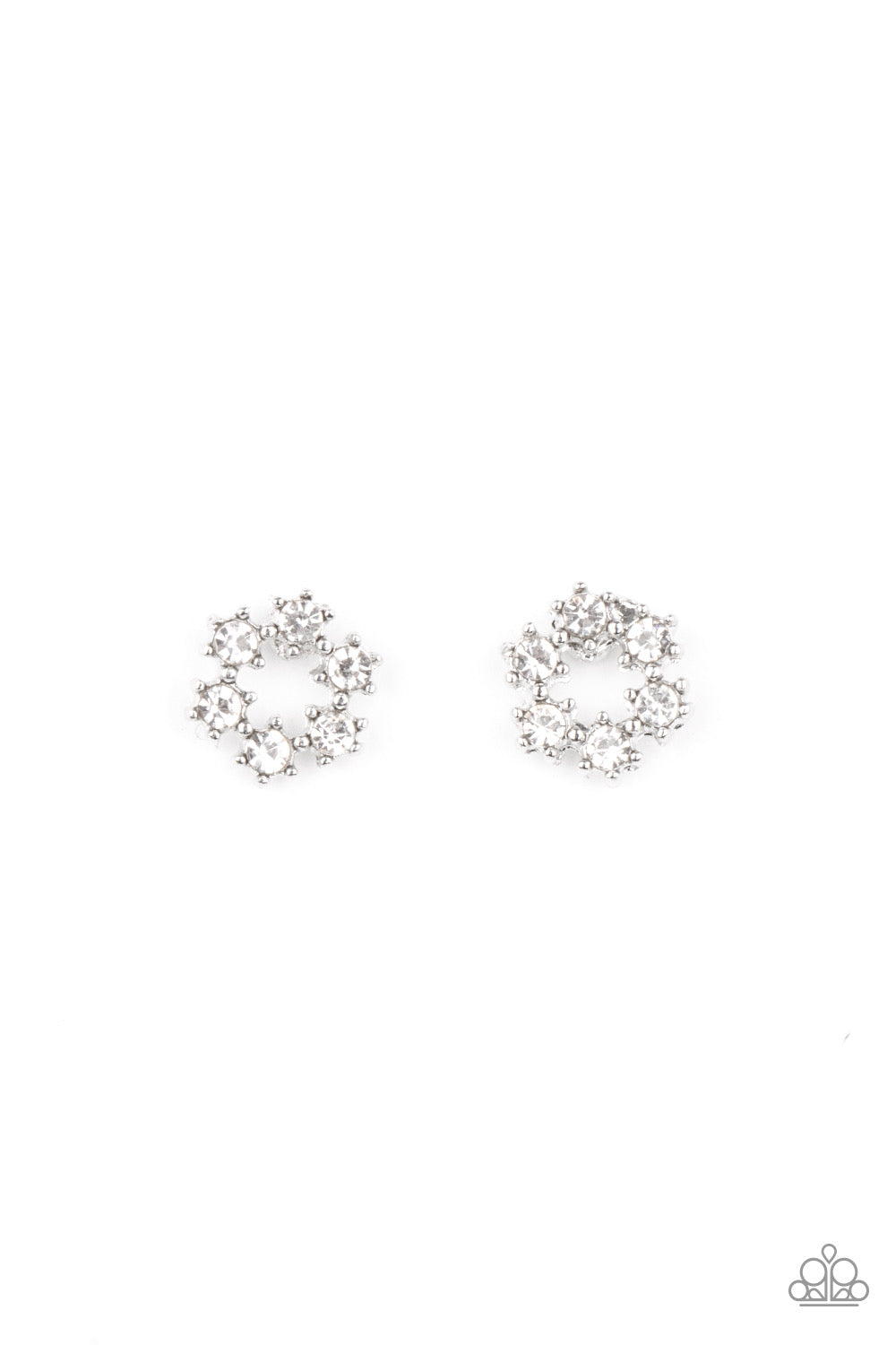 Paparazzi - Starlet Shimmer White Rhinestone Earring Kit