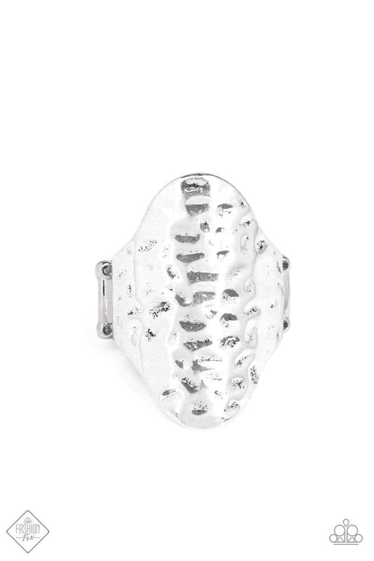 Paparazzi - Revamped Ripple Silver Ring