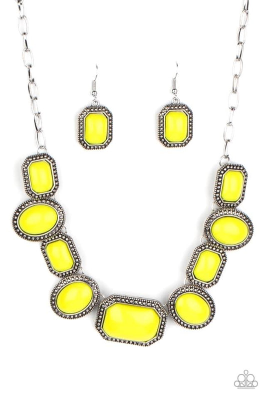 Paparazzi - Let’s Get Loud Yellow Necklace