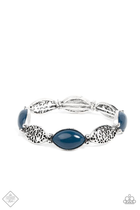 Paparazzi - Garden Rendezvous - Blue Bracelet