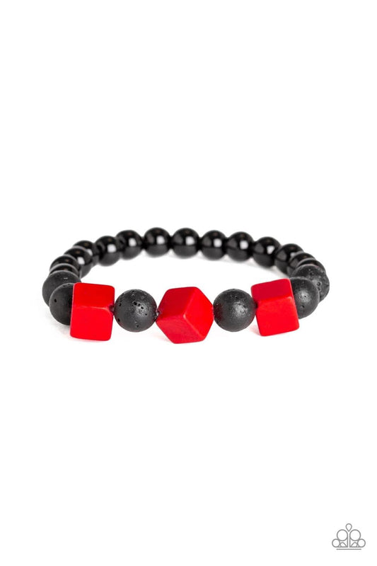 Paparazzi - Purpose Red Urban Bracelet