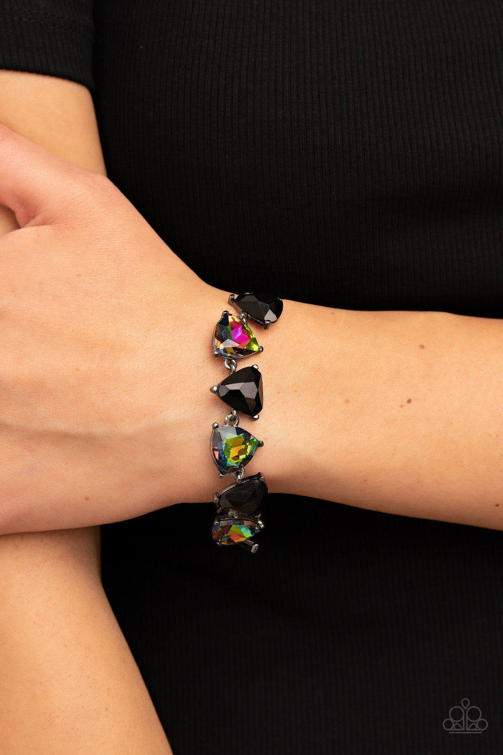 Paparazzi- Pumped up Prisms - Multi Bracelet