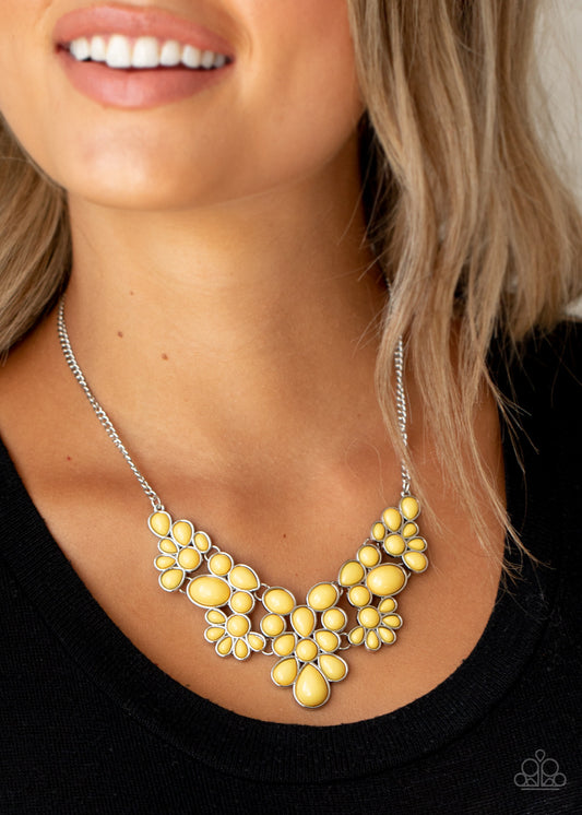 Paparazzi - Bohemian Banquet - Yellow Necklace