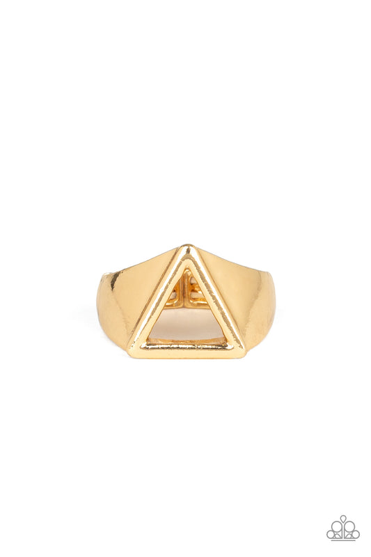 Paparazzi - Trident Gold Ring