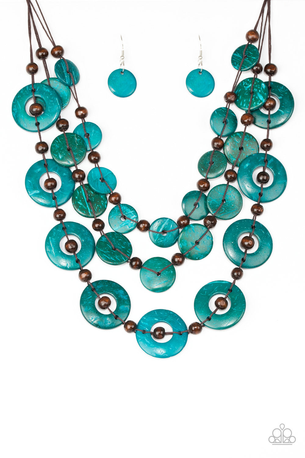 Paparazzi - Catalina Coastin Blue Necklace