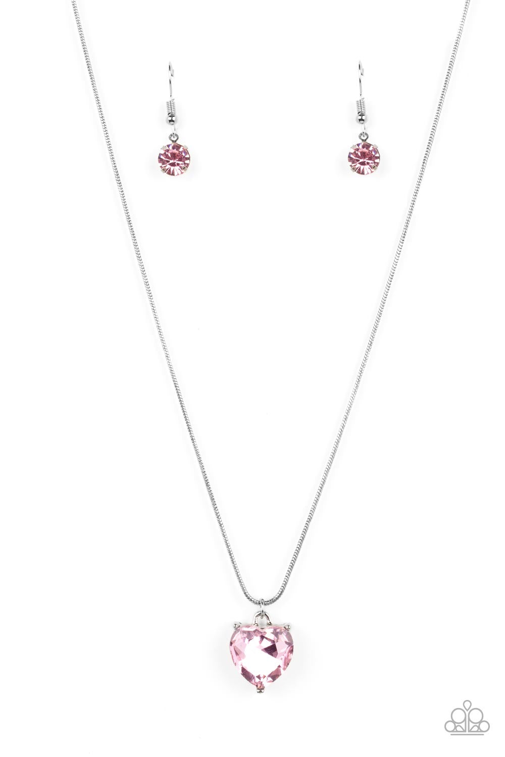 Paparazzi - Smitten with Style - Pink Necklace