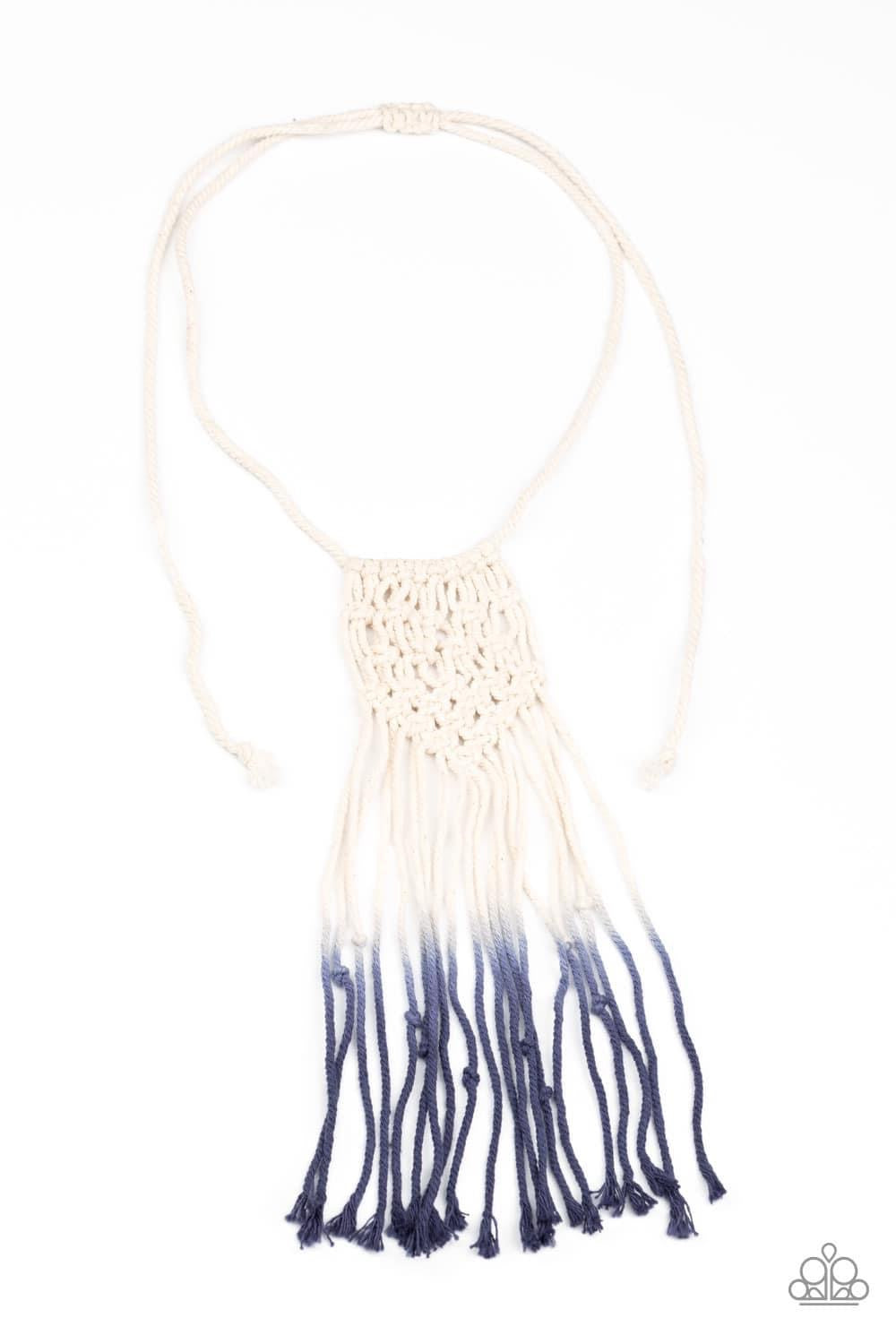 Paparazzi- Surfin the Net Blue Necklace