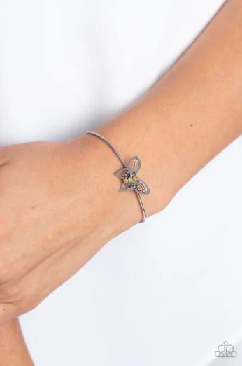 Paparazzi Wings of Wonder - Yellow Bracelet