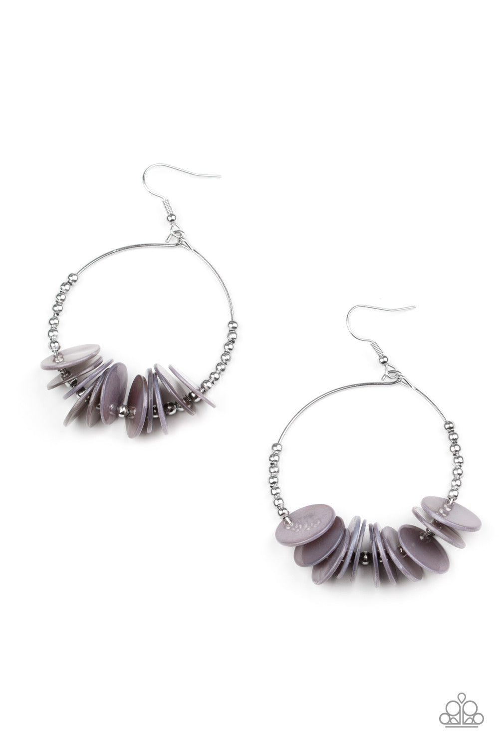 Paparazzi - Caribbean Cocktail - Silver Earrings