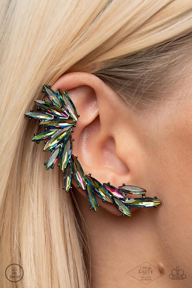 Paparazzi - Because ICE Said So - Multi Ear Crawler Earrings