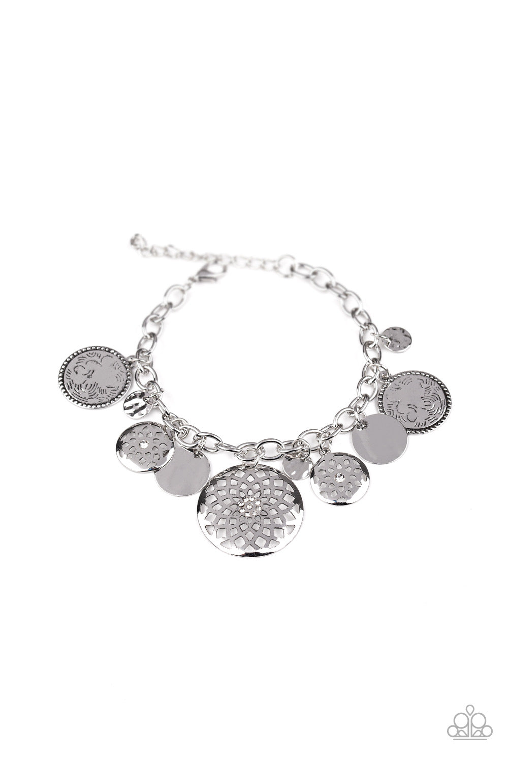 Paparazzi - Trinket Tranquility - White Bracelet