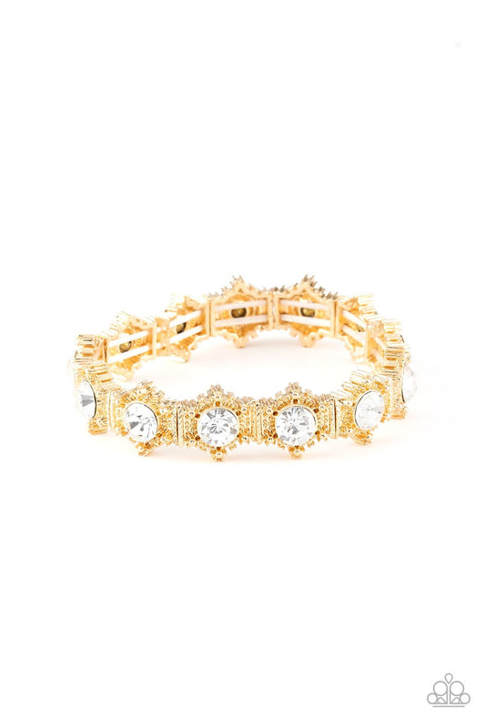 Paparazzi - Strut Your Stuff - Gold Bracelet