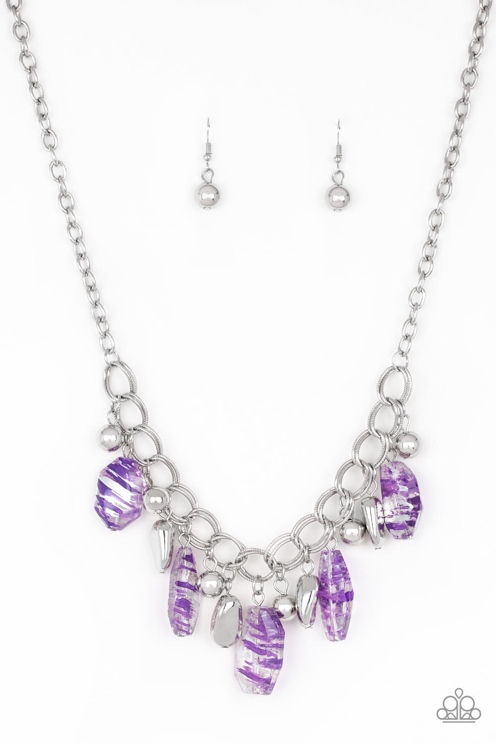 Paparazzi- Chroma Drama - Purple Necklace