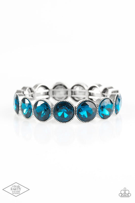 Paparazzi - Number One Knockout - Blue Bracelet