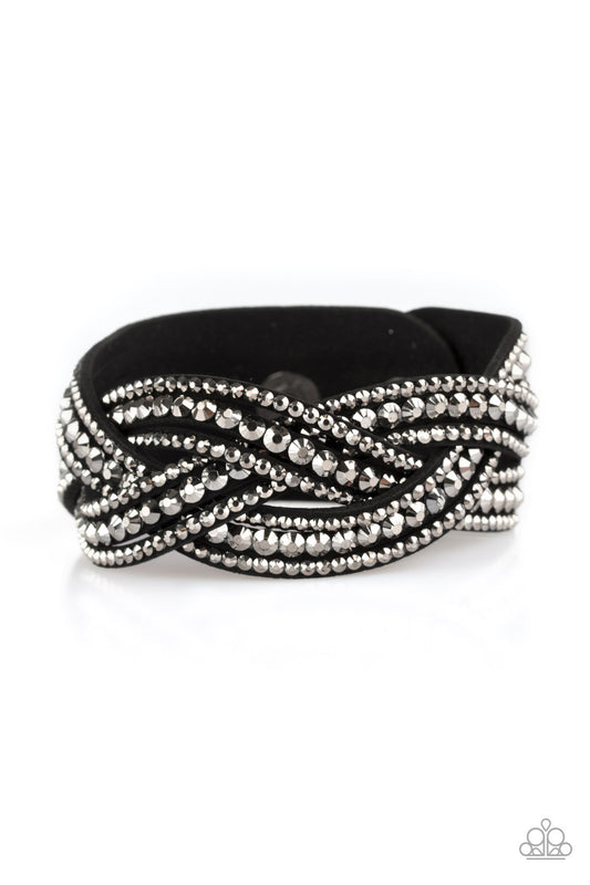 Paparazzi - Bring On The Bling - Black Urban Bracelet