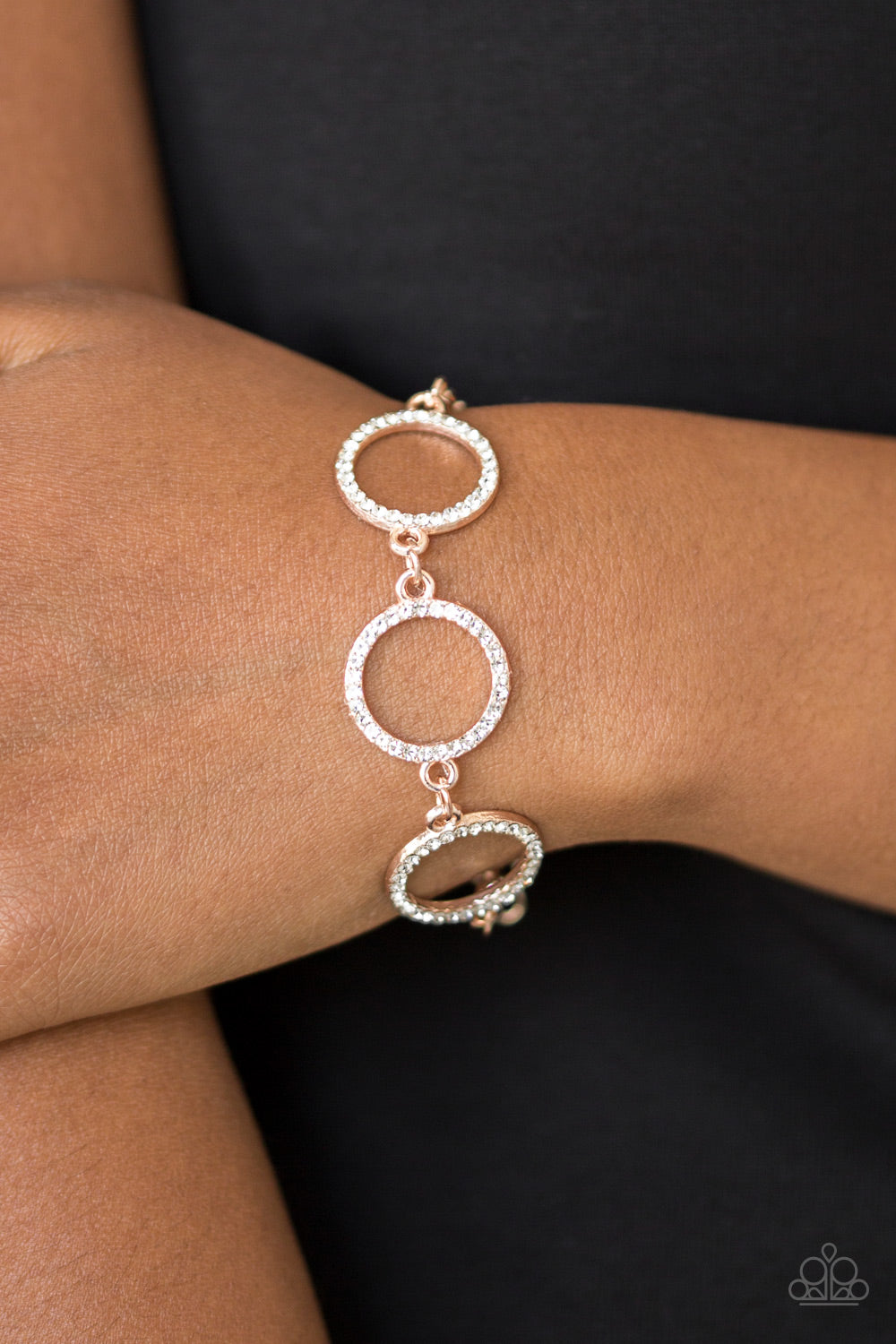 Paparazzi- Dress The Part - Rose Gold Bracelet