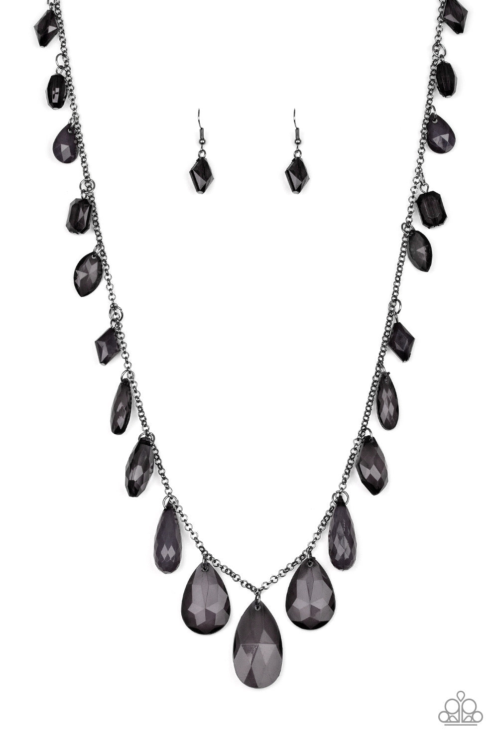 Paparazzi - GLOW And Steady Wins The Race - Black Necklace