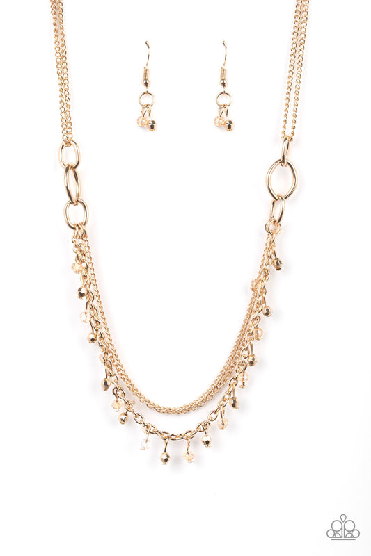 Paparazzi - Financially Fabulous - Gold Necklace