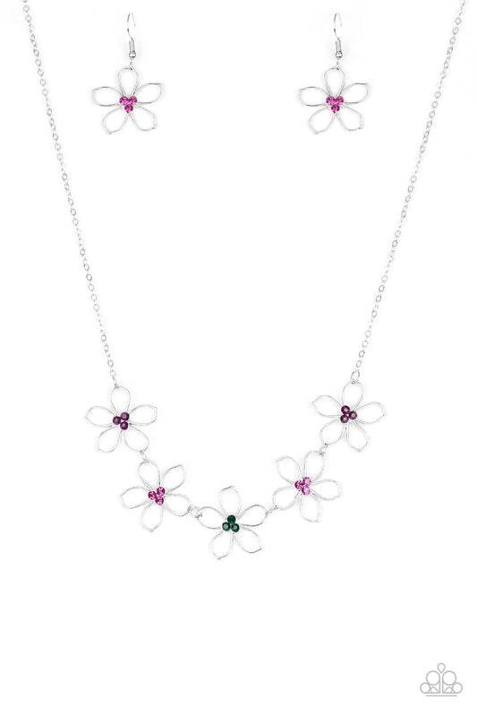 Paparazzi - Hoppin Hibiscus - Multi Necklace