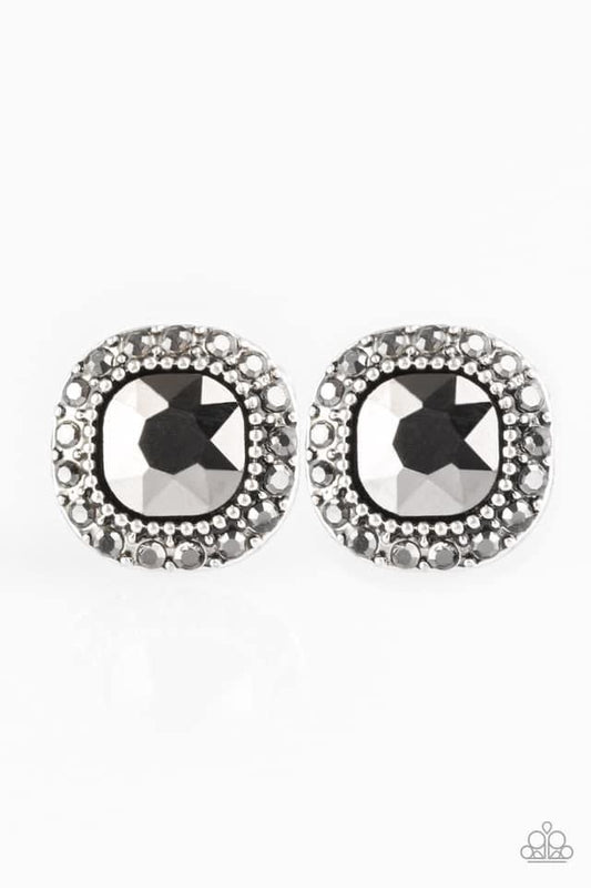 Paparazzi - Latest Luxury Silver Post Earrings