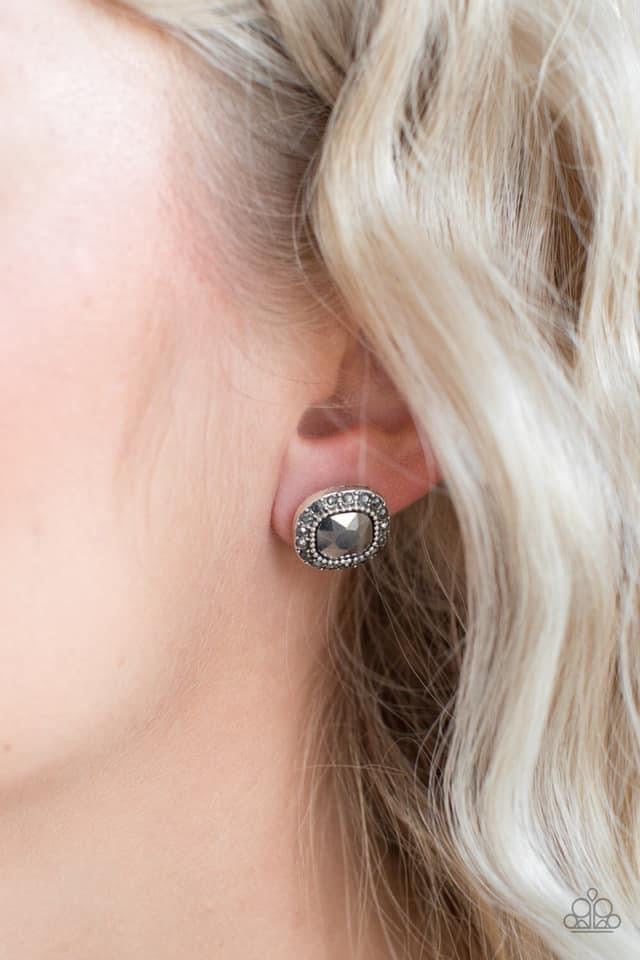 Paparazzi - Latest Luxury Silver Post Earrings