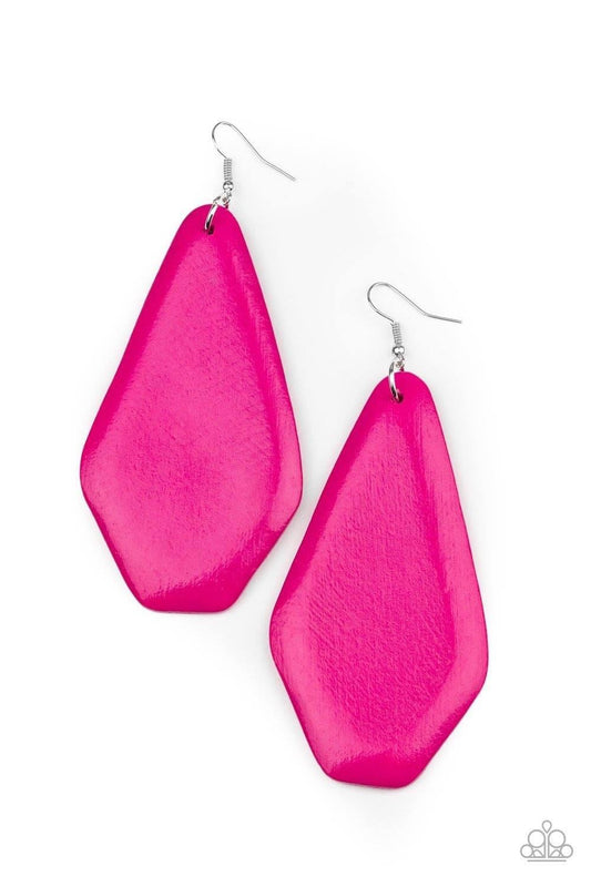 Paparazzi- Vacation Ready Pink Earrings