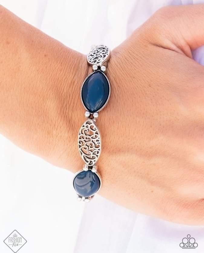 Paparazzi - Garden Rendezvous - Blue Bracelet