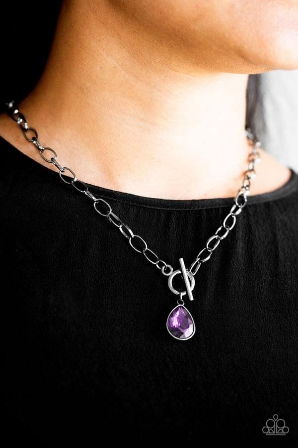 Paparazzi - So Sorority Purple Necklace