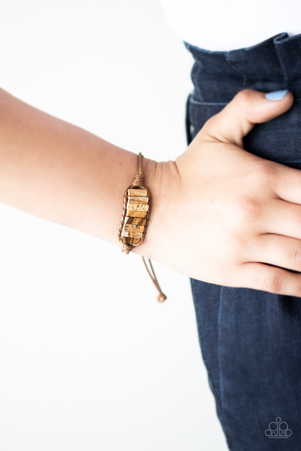 Paparazzi - Canyon Warrior - Brown Bracelet