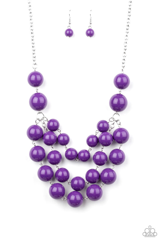 Paparazzi - Miss Pop-YOU-larity - Purple Necklace