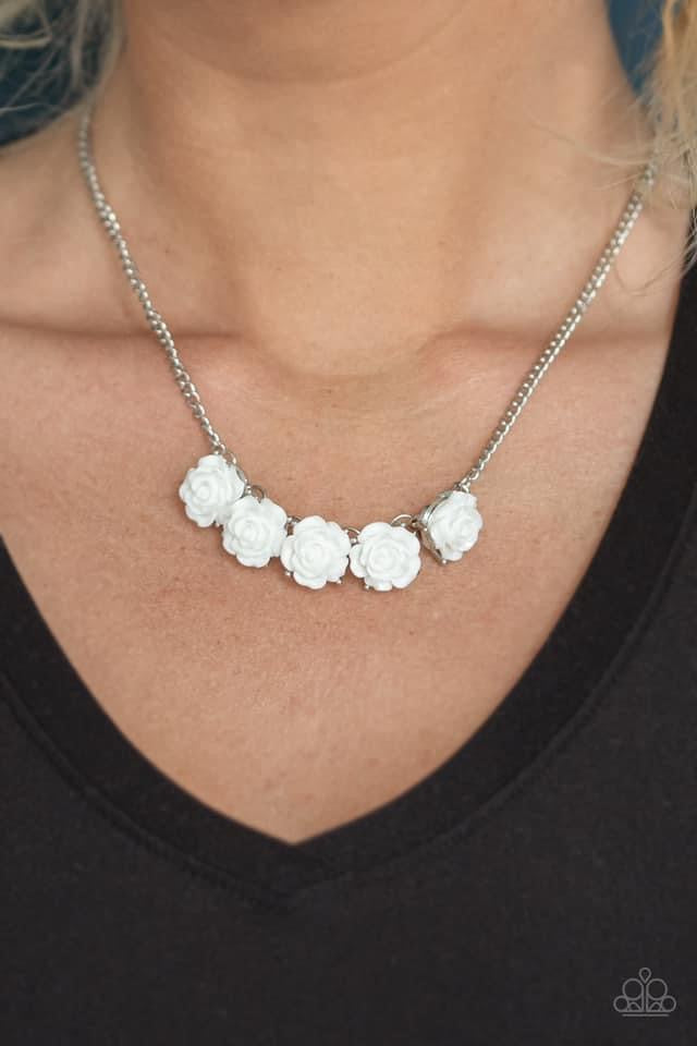 Paparazzi - Garden Party Posh White Necklace