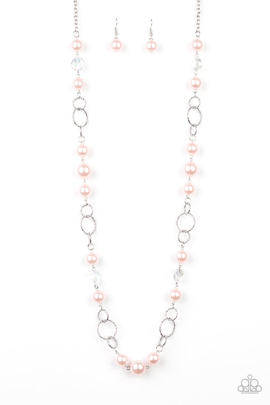 Paparazzi - Prized Pearls - Pink Necklace