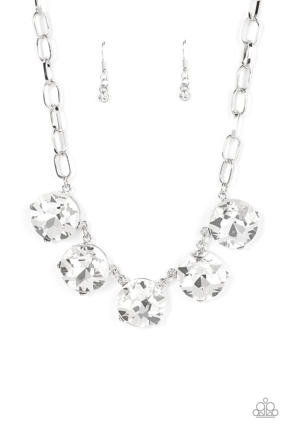 Paparazzi - Limelight Luxury - White Necklace