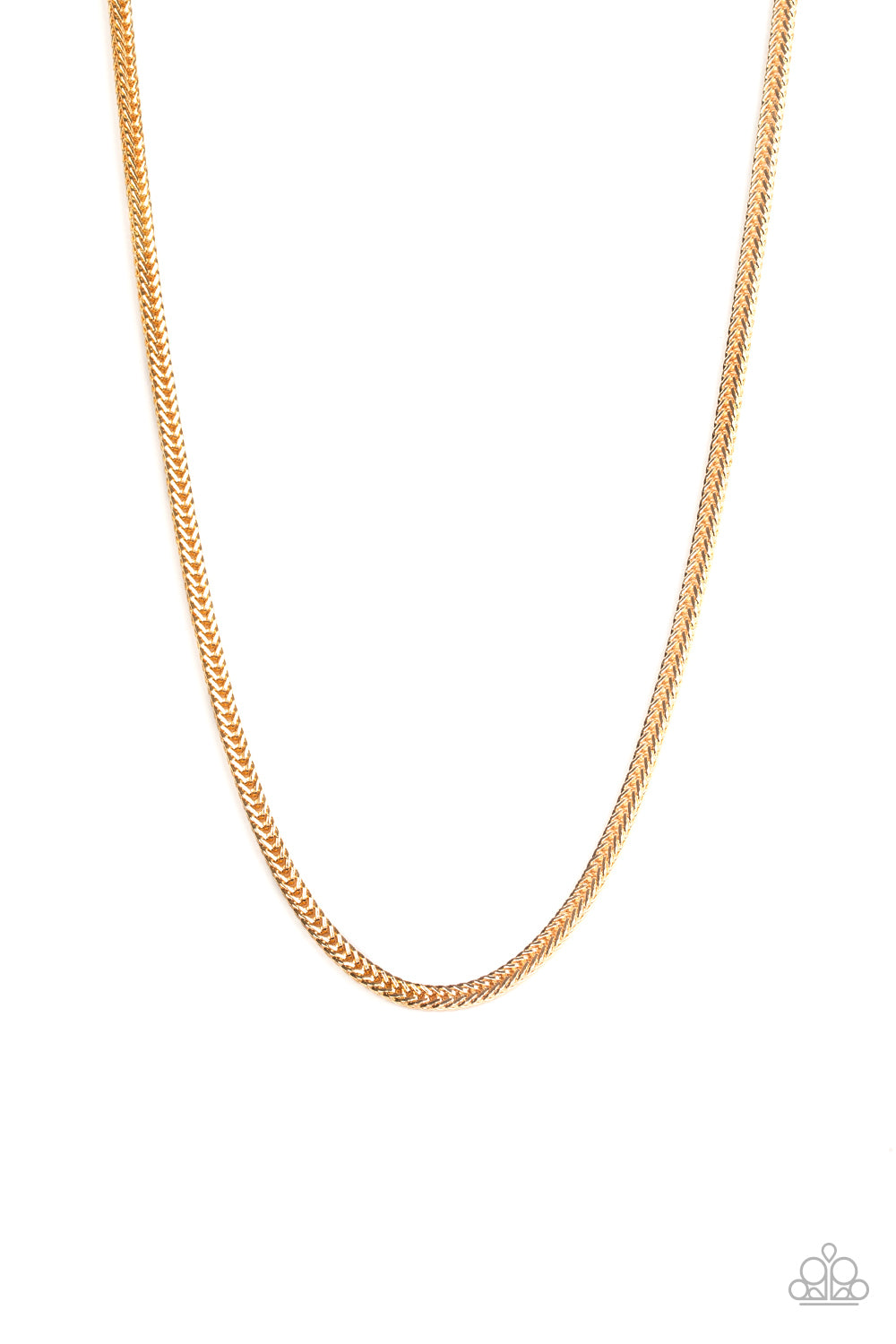 Paparazzi - Killer Crossover Gold Necklace