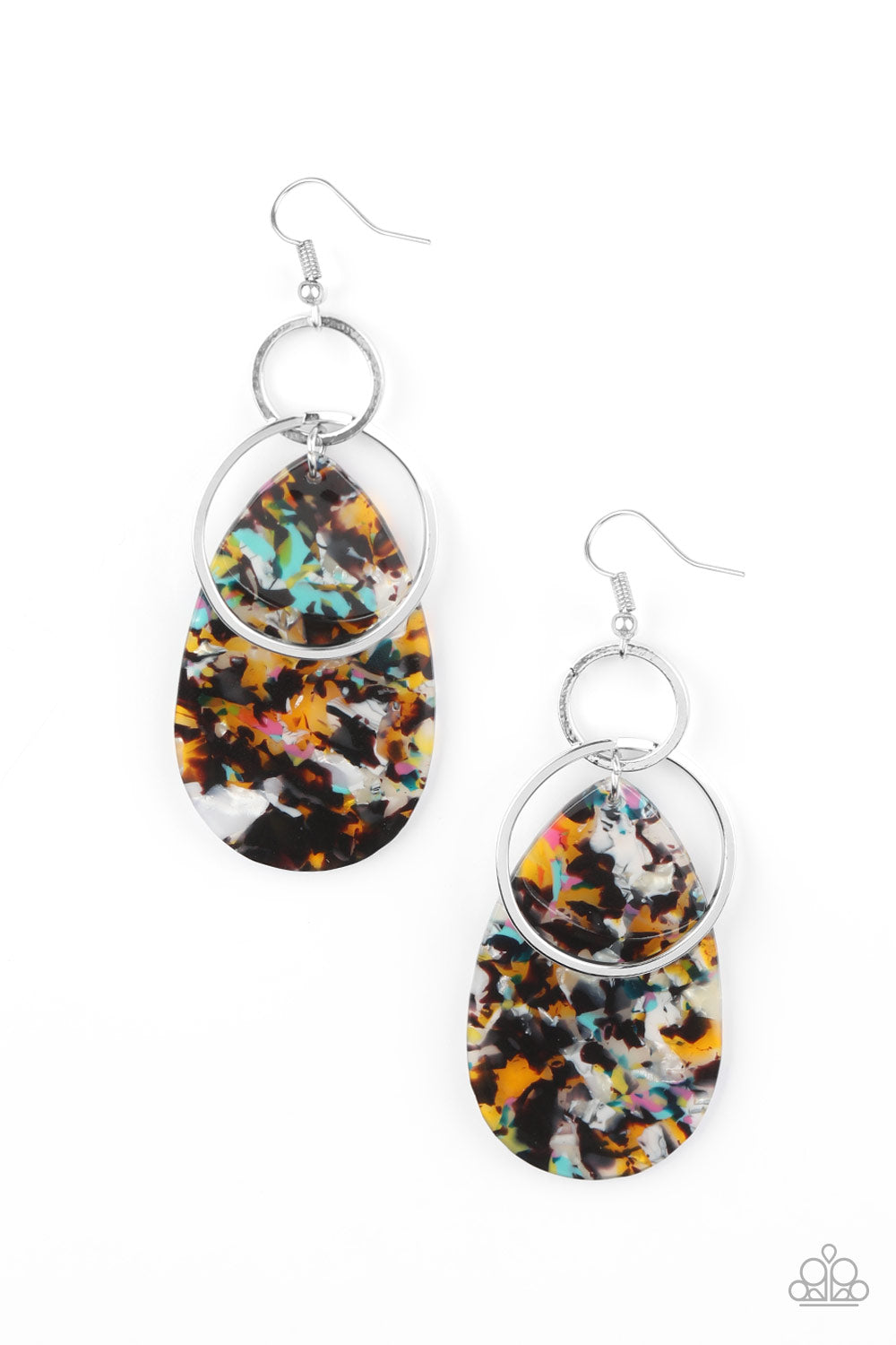 Paparazzi - Two Tickets To Paradise - Multi Earrings