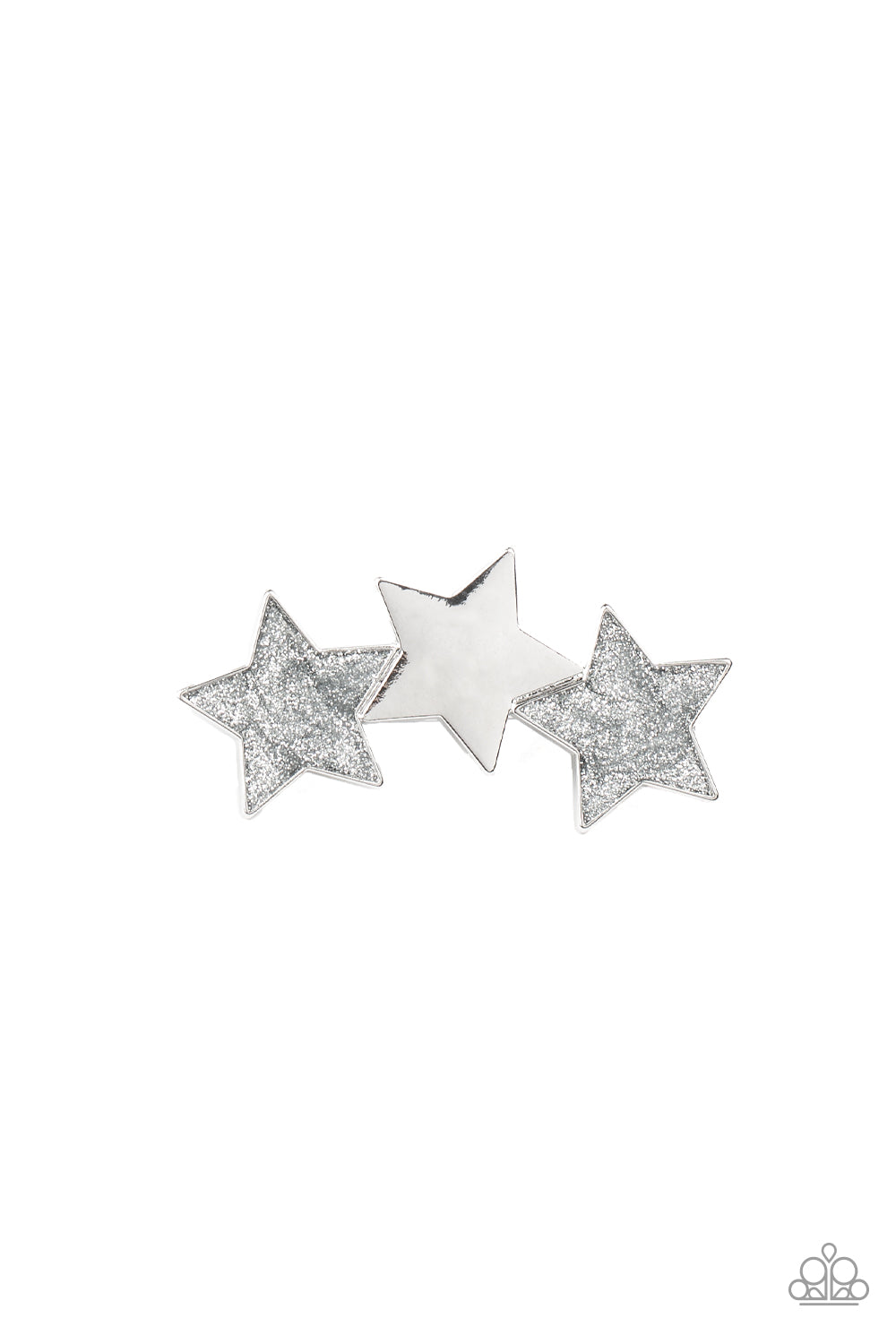 Paparazzi - Don't Get Me STAR-ted!- Silver Hair Clip