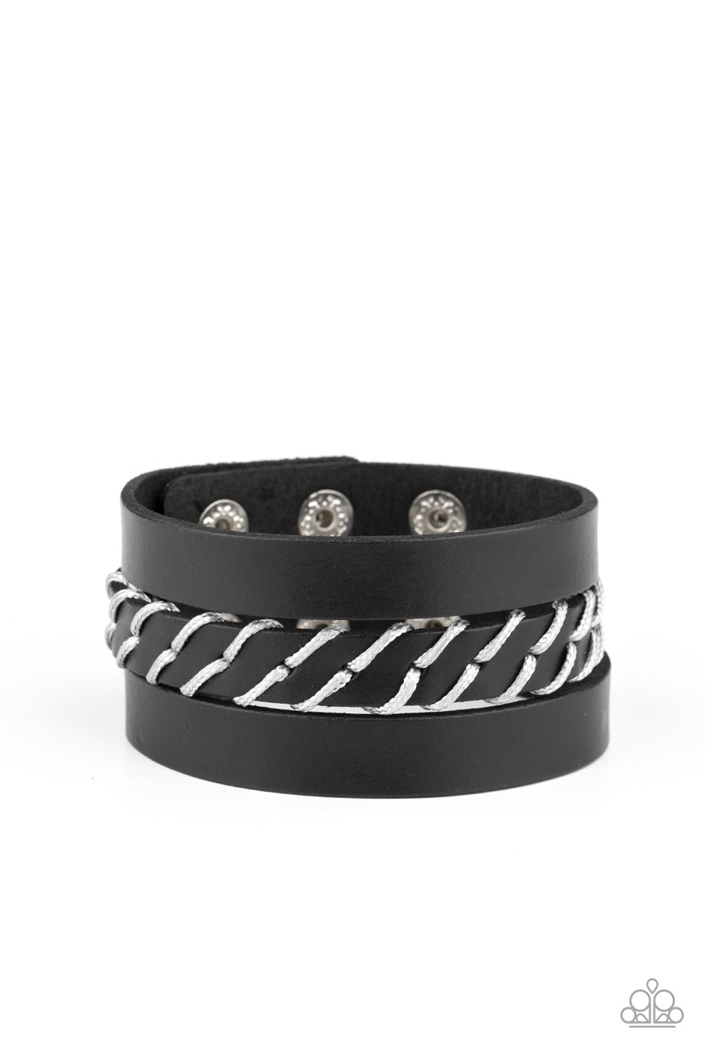 Paparazzi- Backroad Bounty - Black Urban Bracelet