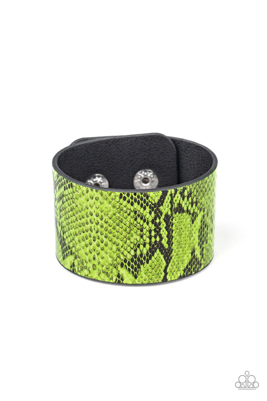 Paparazzi - Its a Jungle Out There - Green Urban Bracelet