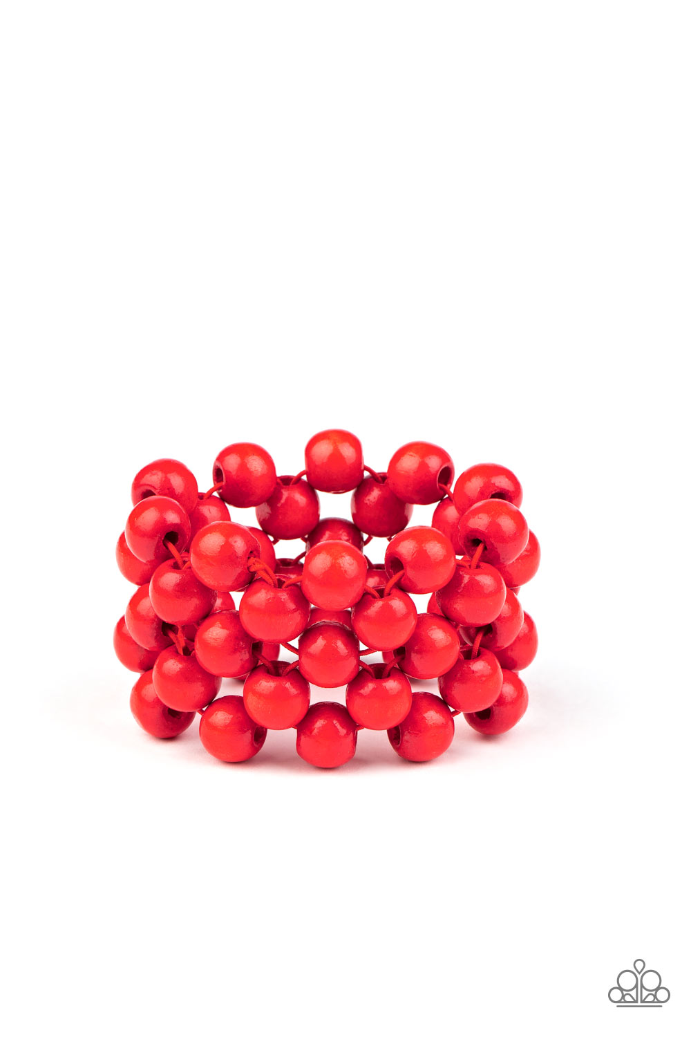 Paparazzi- Tiki Tropicana - Red Bracelet