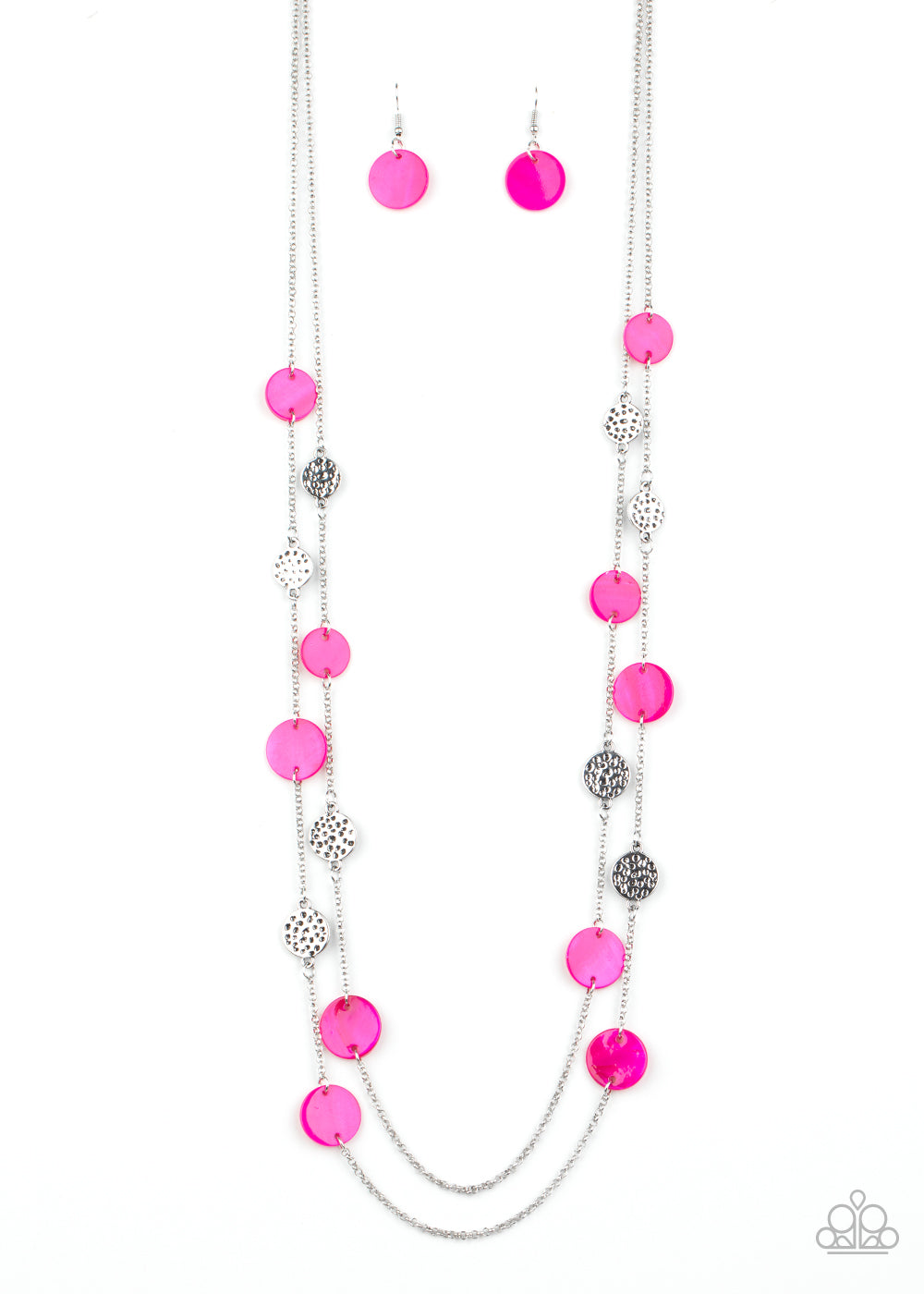 Paparazzi- Ocean Soul - Pink Necklace