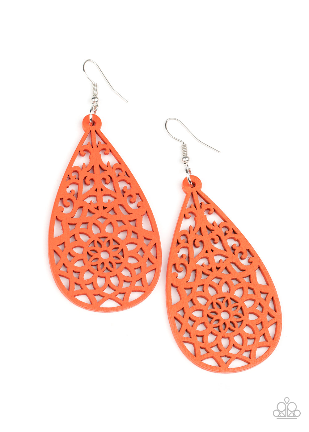 Paparazzi- Seaside Sunsets - Orange Earrings