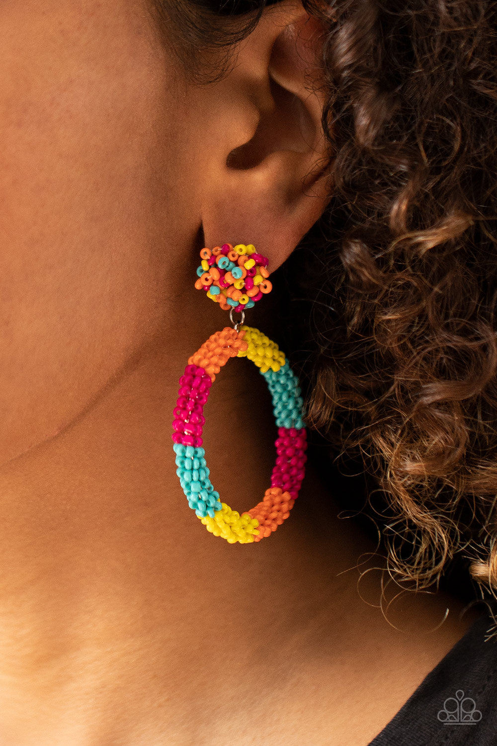 Paparazzi - Be All You Can BEAD - Multi Earrings