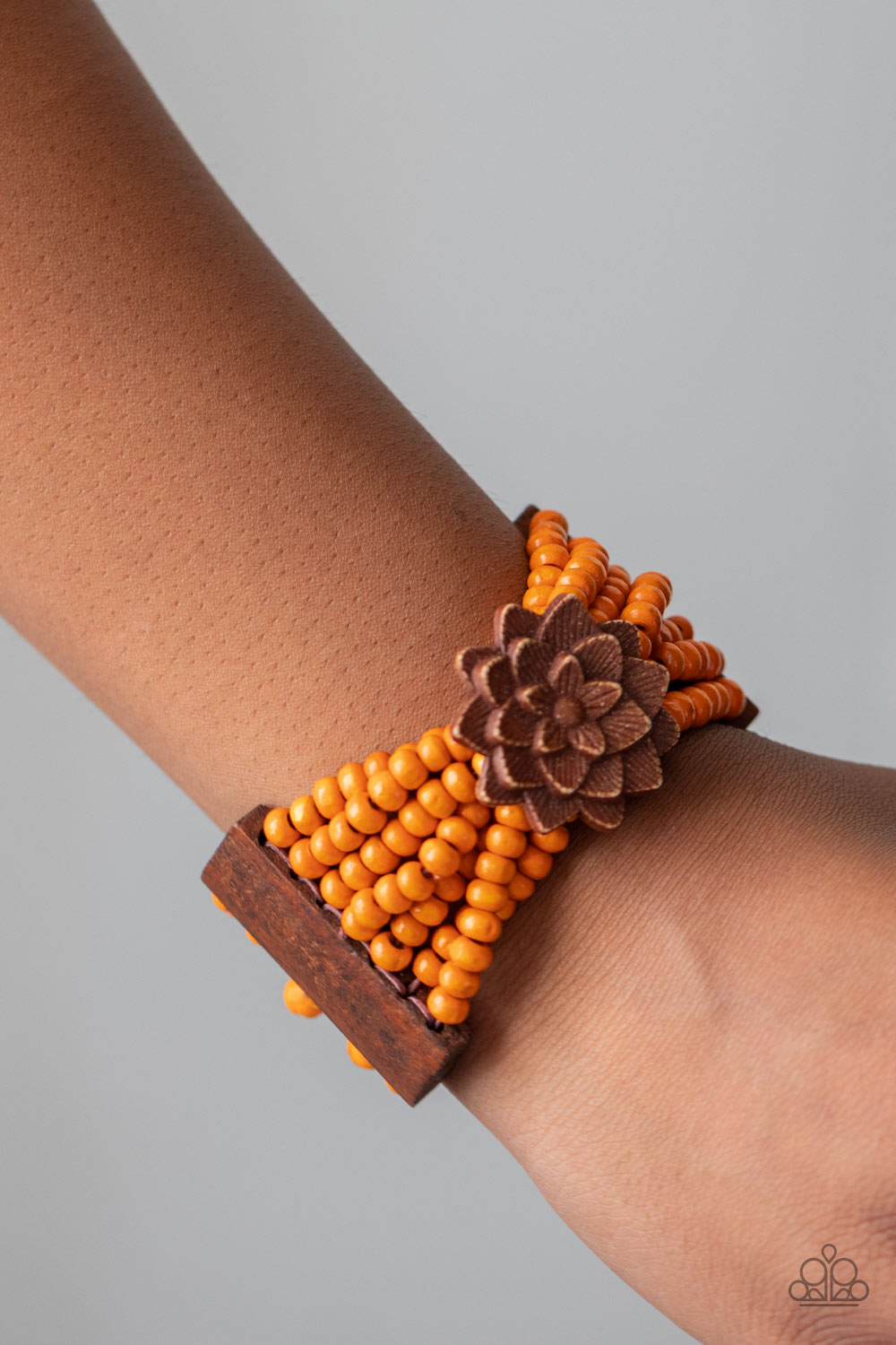 Paparazzi - Tropical Sanctuary - Orange Bracelet