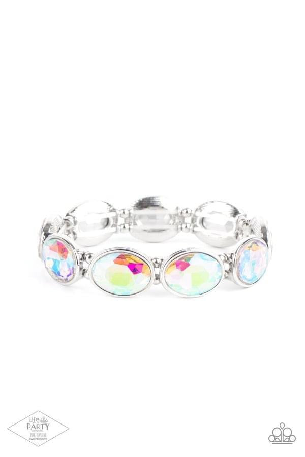 Paparazzi- Diva In Disguise Iridescent Multi Bracelet